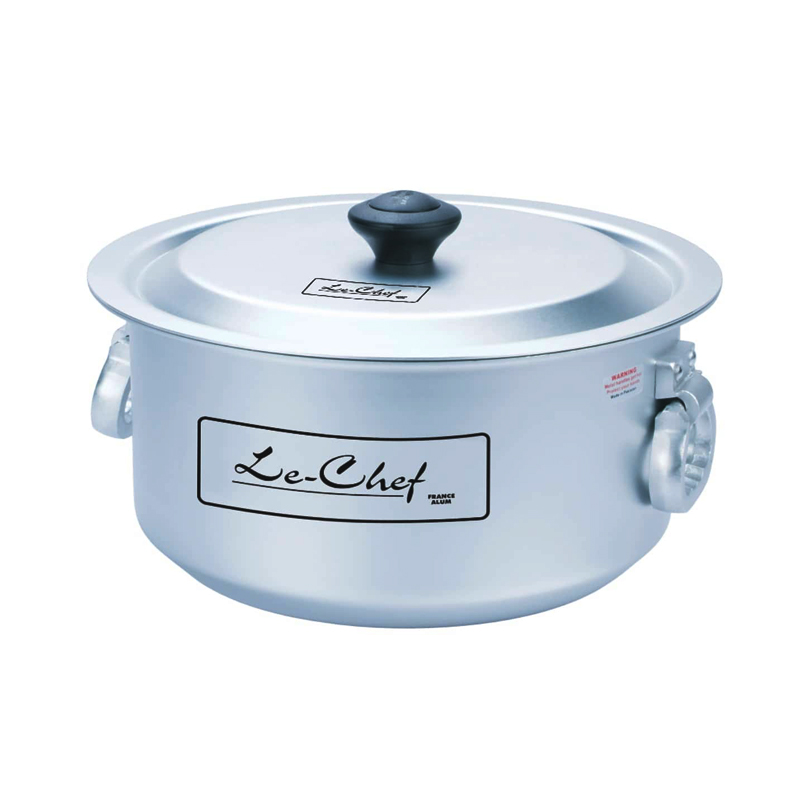 Le Chef | Anodized Jumbo Cooking Pot | Casseroles | Handi | Dutch 4 Pcs Set 11×14 | With Durable Lids And Handles  – LE511784 | Original Made In Pakistan | Easy To Clean | Dishware Safe