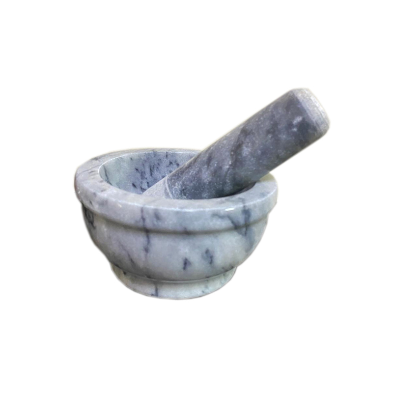Marble Mortar And Pestle For Herbs 13 Cm – MMP5