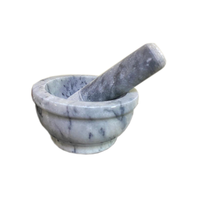 Marble Mortar And Pestle For Herbs 18 Cm – MMP7