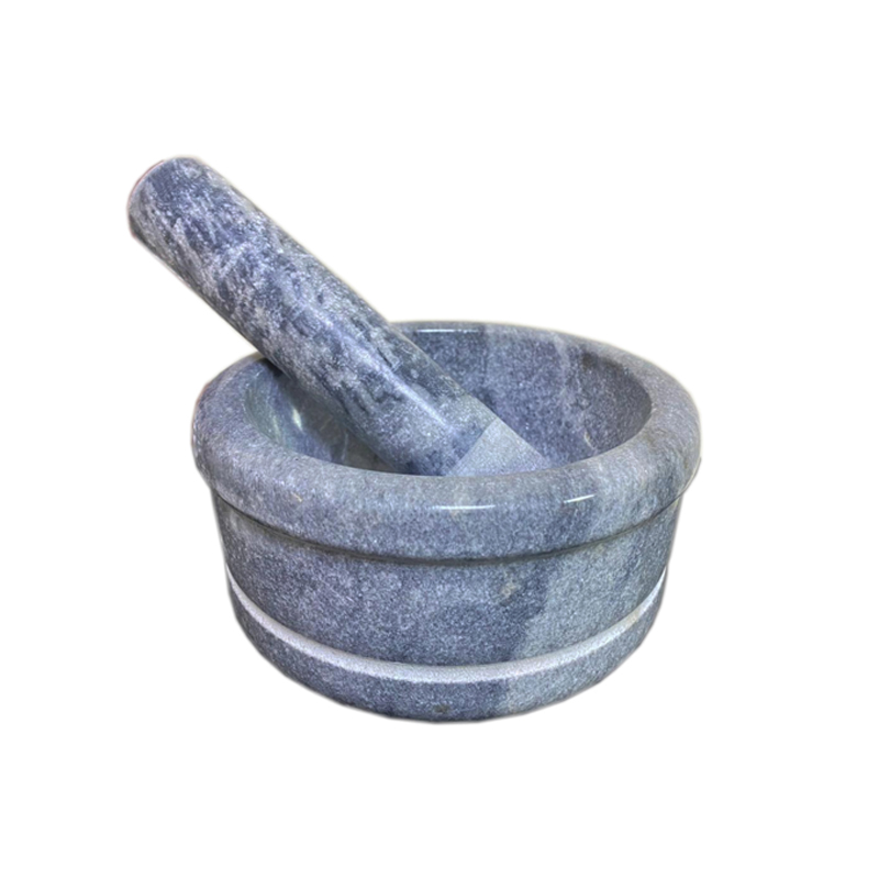 Marble Mortar And Pestle For Herbs 21 Cm – MMP8