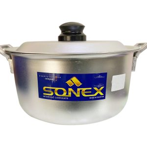 Sonex | Anodized Casted Handle Cooking Pot No 2 – 21.5 Cm | SSCH1x4B