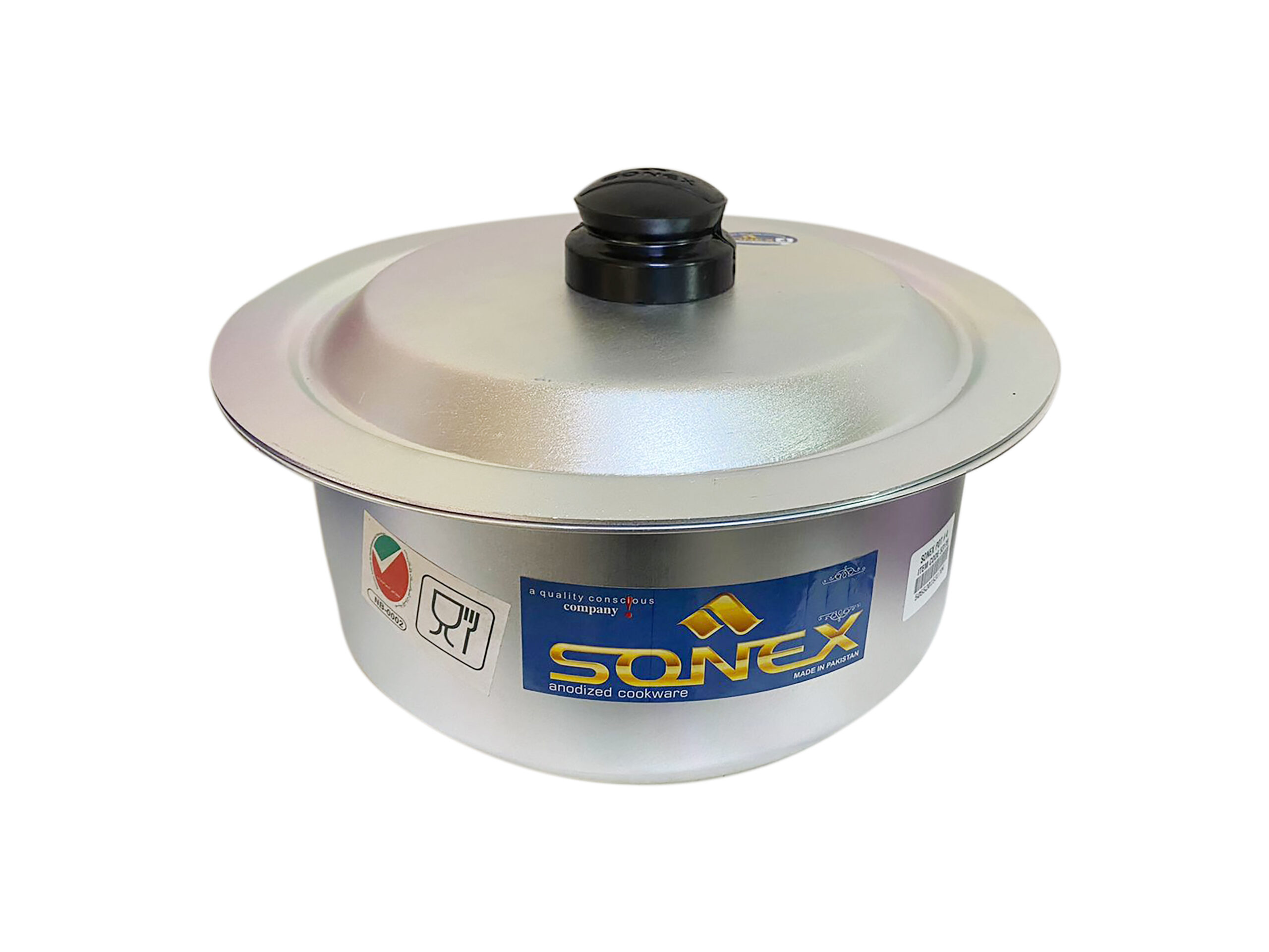 Sonex | Anodized Salvano Cooking Pot No 2 – 21.5 Cm | SSAD1X4B