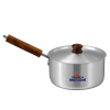 Sonex Aluminium Sauce Pan with Wooden Handle and Lid